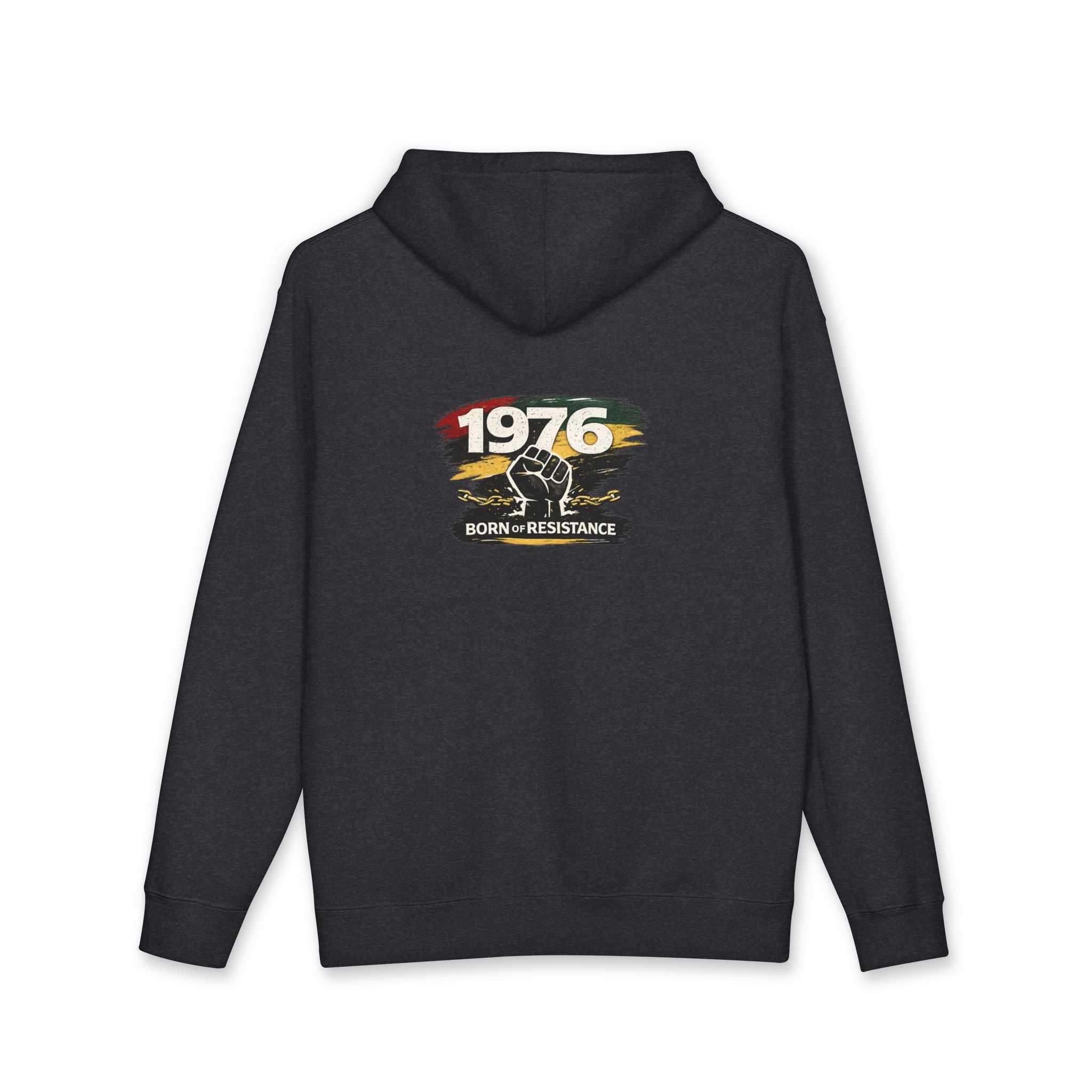 1976 Born to Resist Hoodie – Retro Fist Graphic Sweatshirt