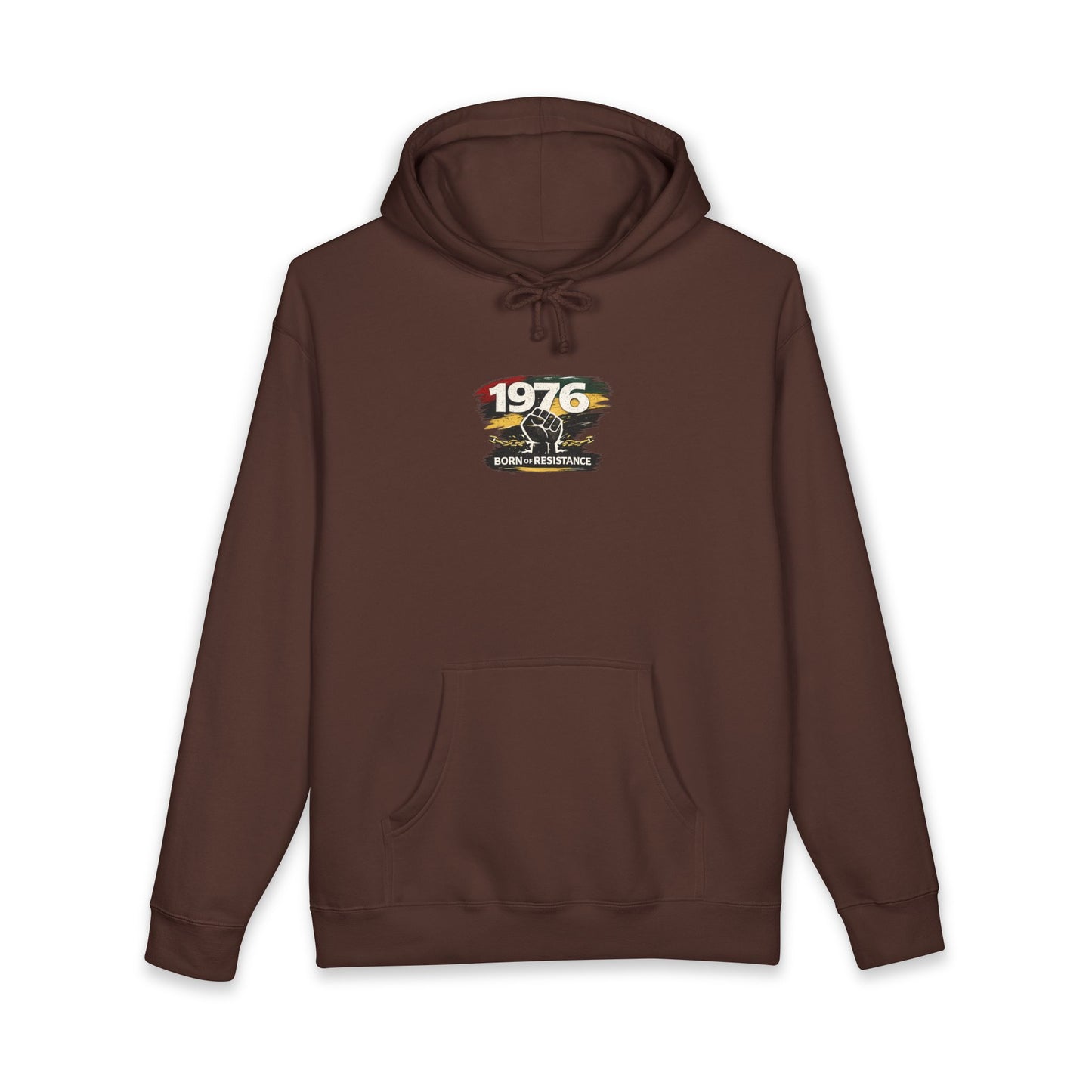 1976 Born to Resist Hoodie – Retro Fist Graphic Sweatshirt
