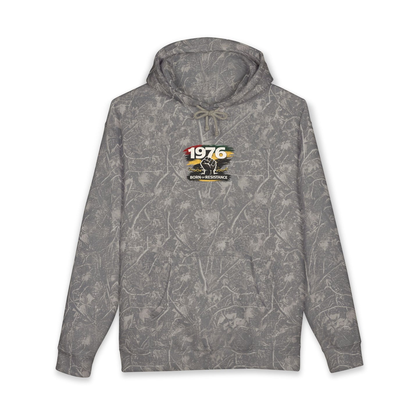 1976 Born to Resist Hoodie – Retro Fist Graphic Sweatshirt