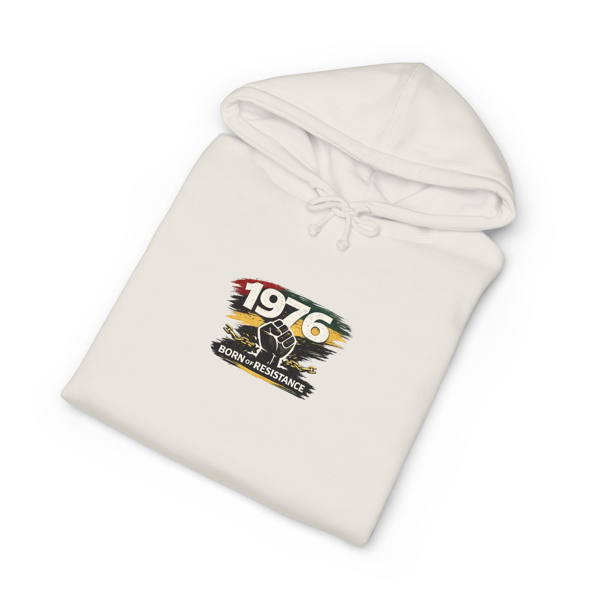 1976 Born to Resist Hoodie – Retro Fist Graphic Sweatshirt