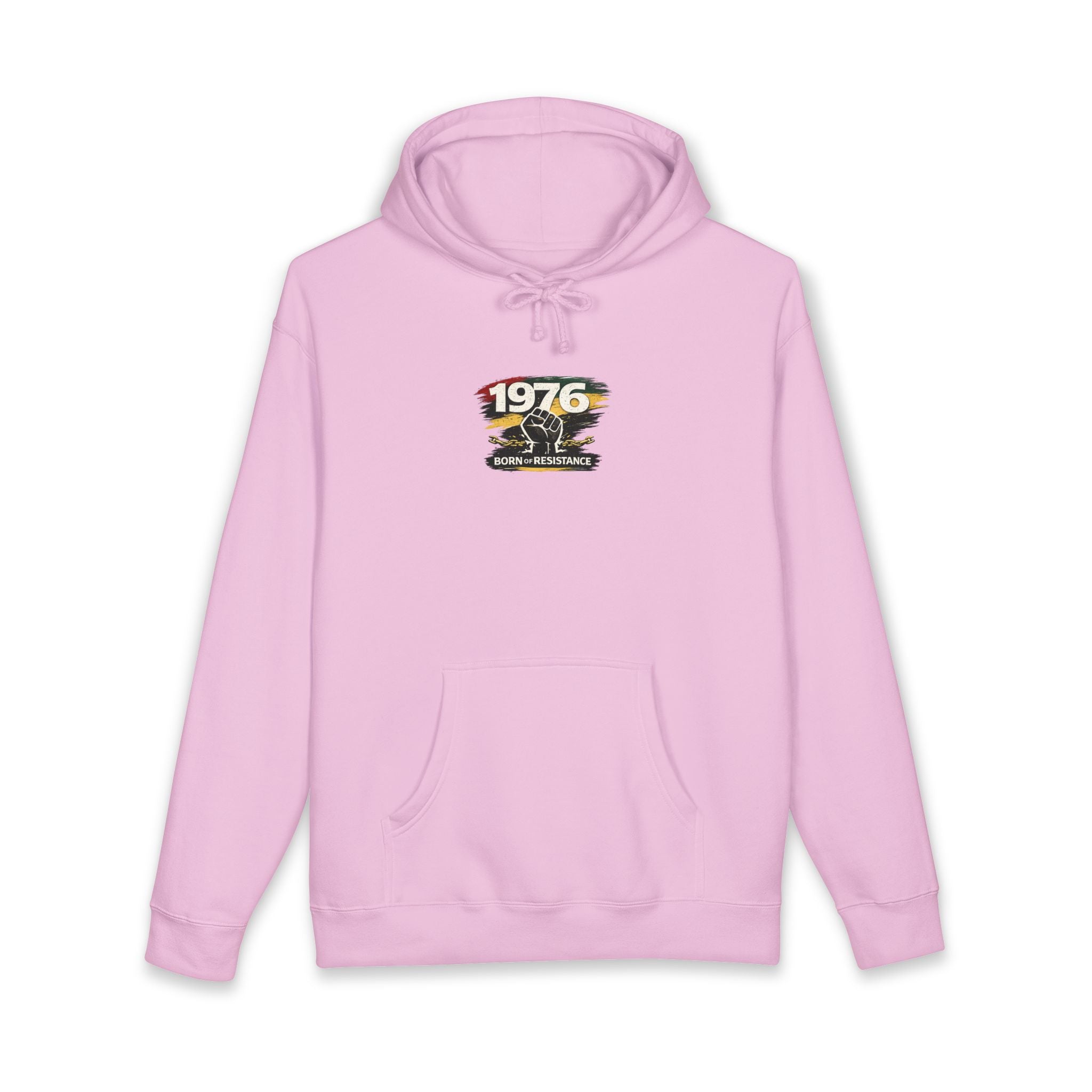 1976 Born to Resist Hoodie – Retro Fist Graphic Sweatshirt