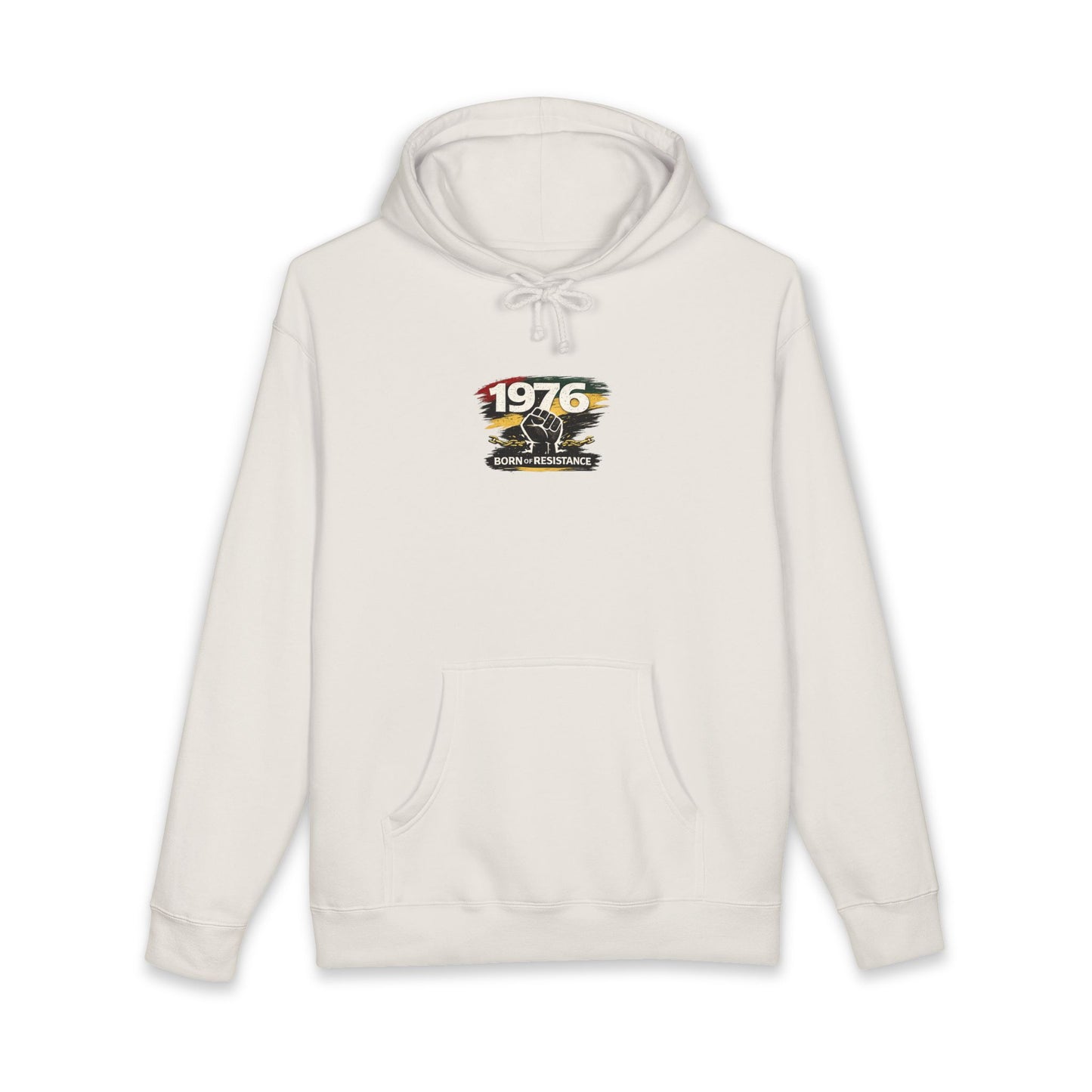1976 Born to Resist Hoodie – Retro Fist Graphic Sweatshirt