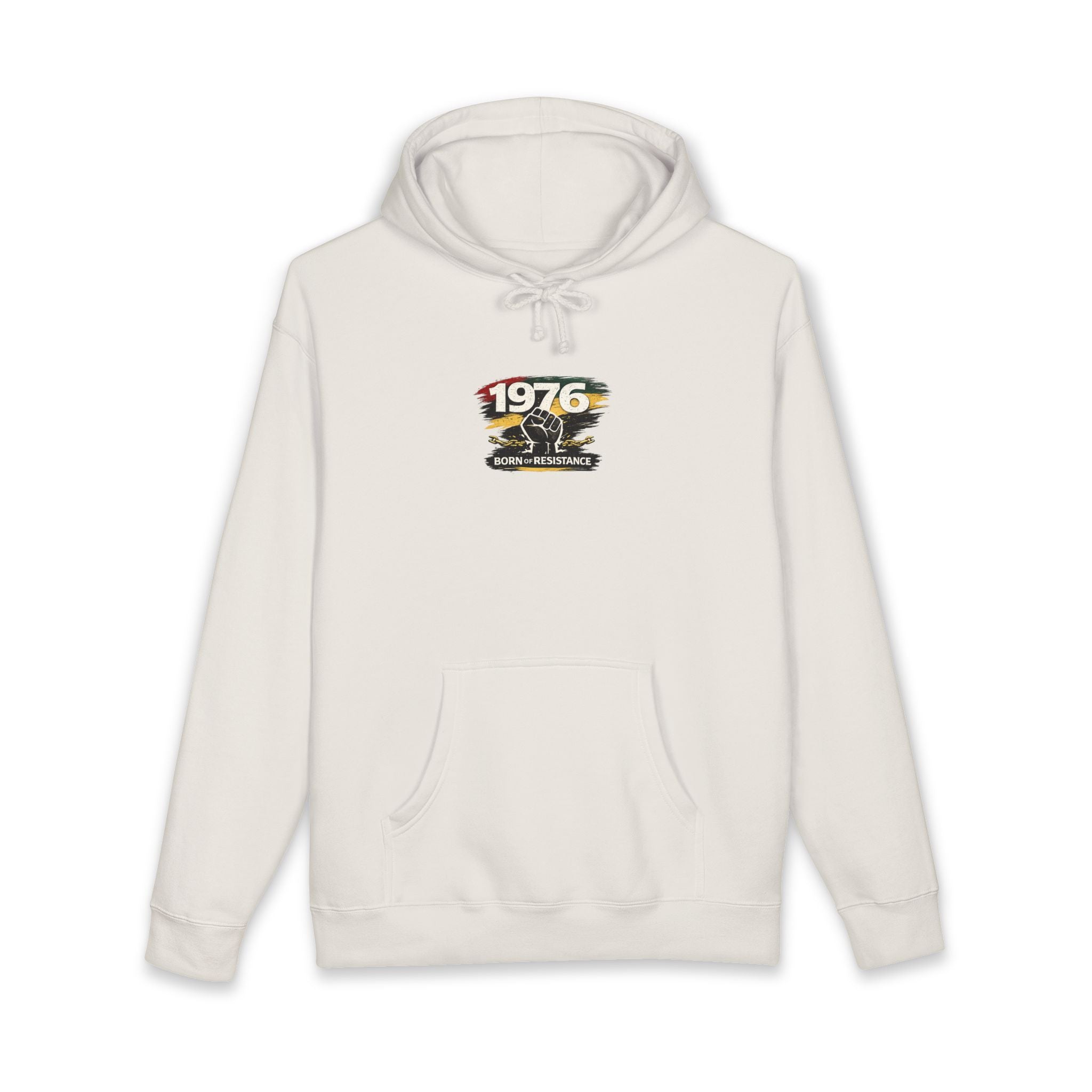 1976 Born to Resist Hoodie – Retro Fist Graphic Sweatshirt