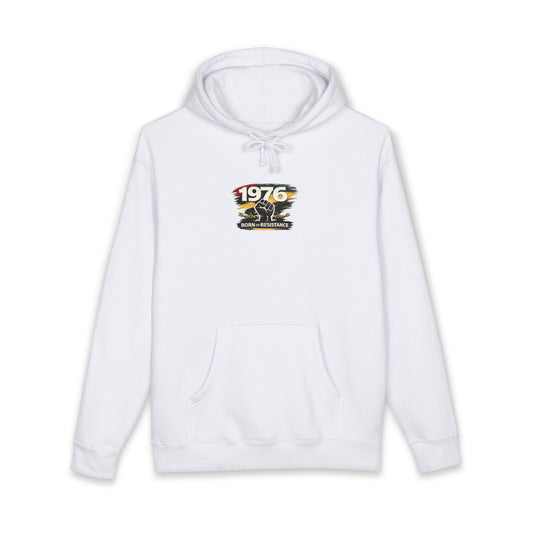 1976 Born to Resist Hoodie – Retro Fist Graphic Sweatshirt