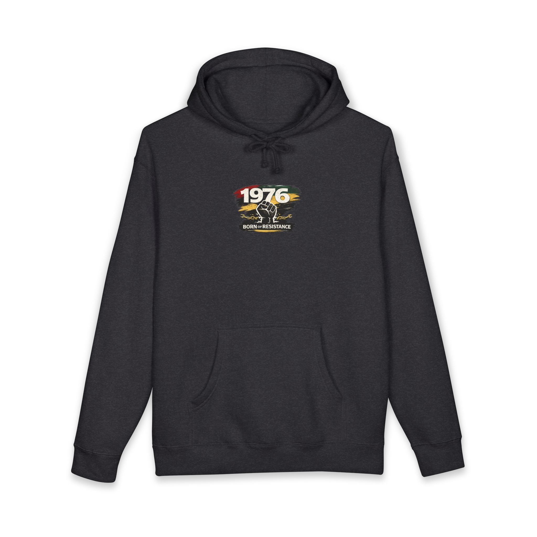 1976 Born to Resist Hoodie – Retro Fist Graphic Sweatshirt