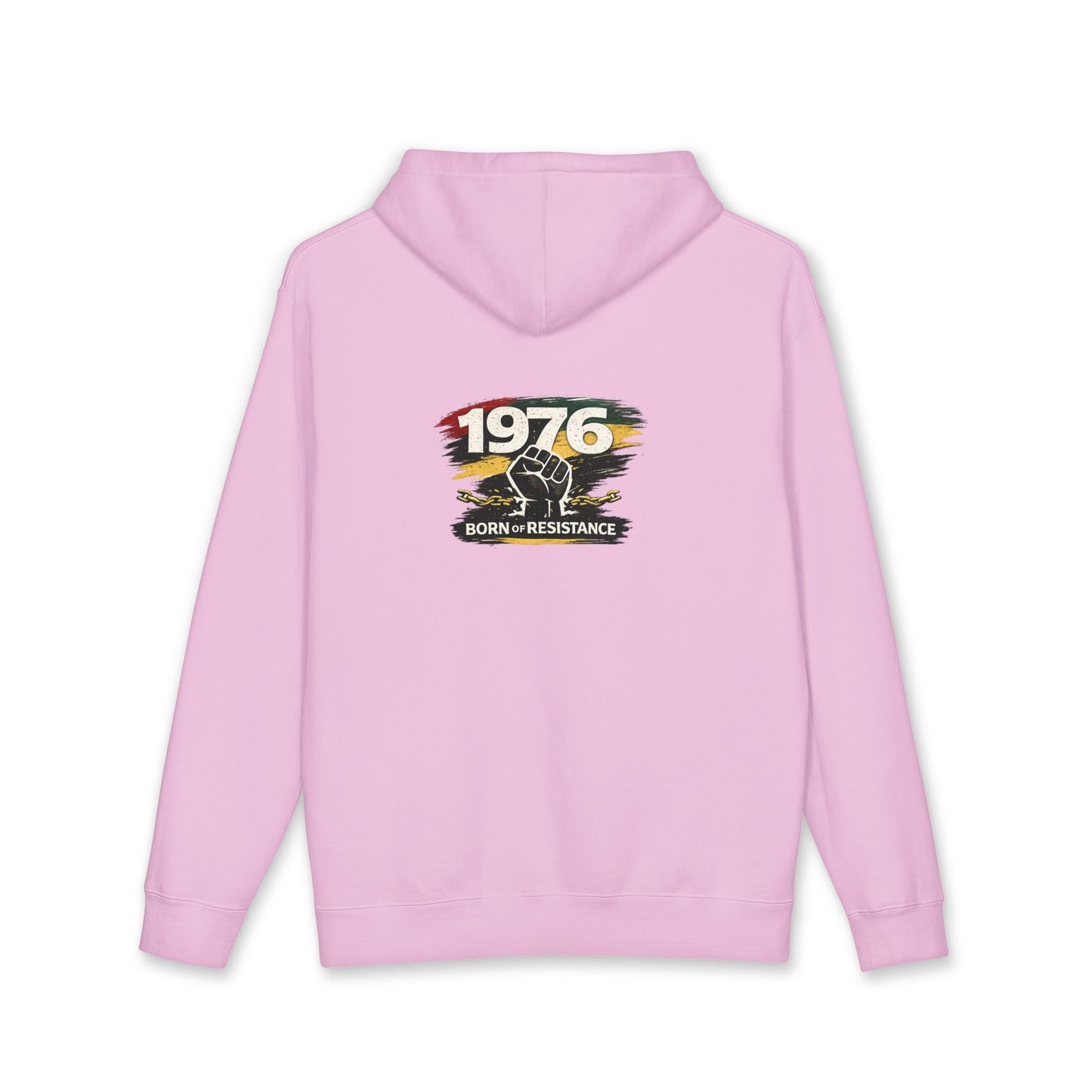 1976 Born to Resist Hoodie – Retro Fist Graphic Sweatshirt