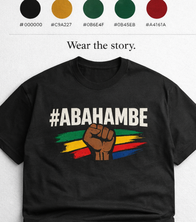 #ABAHAMBE Tee – Black